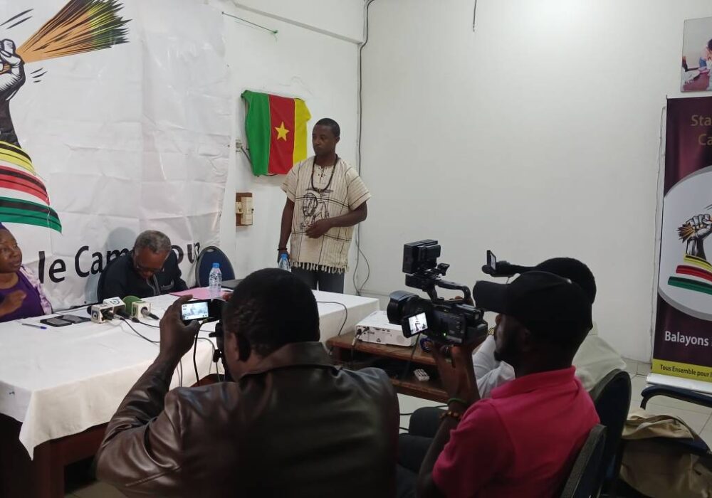 conférence de presse stand up for Cameroun